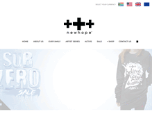 Tablet Screenshot of new-hope-clothing.com